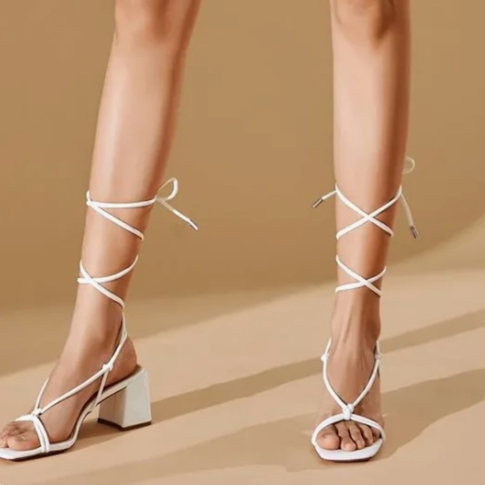 Amazon - White heels